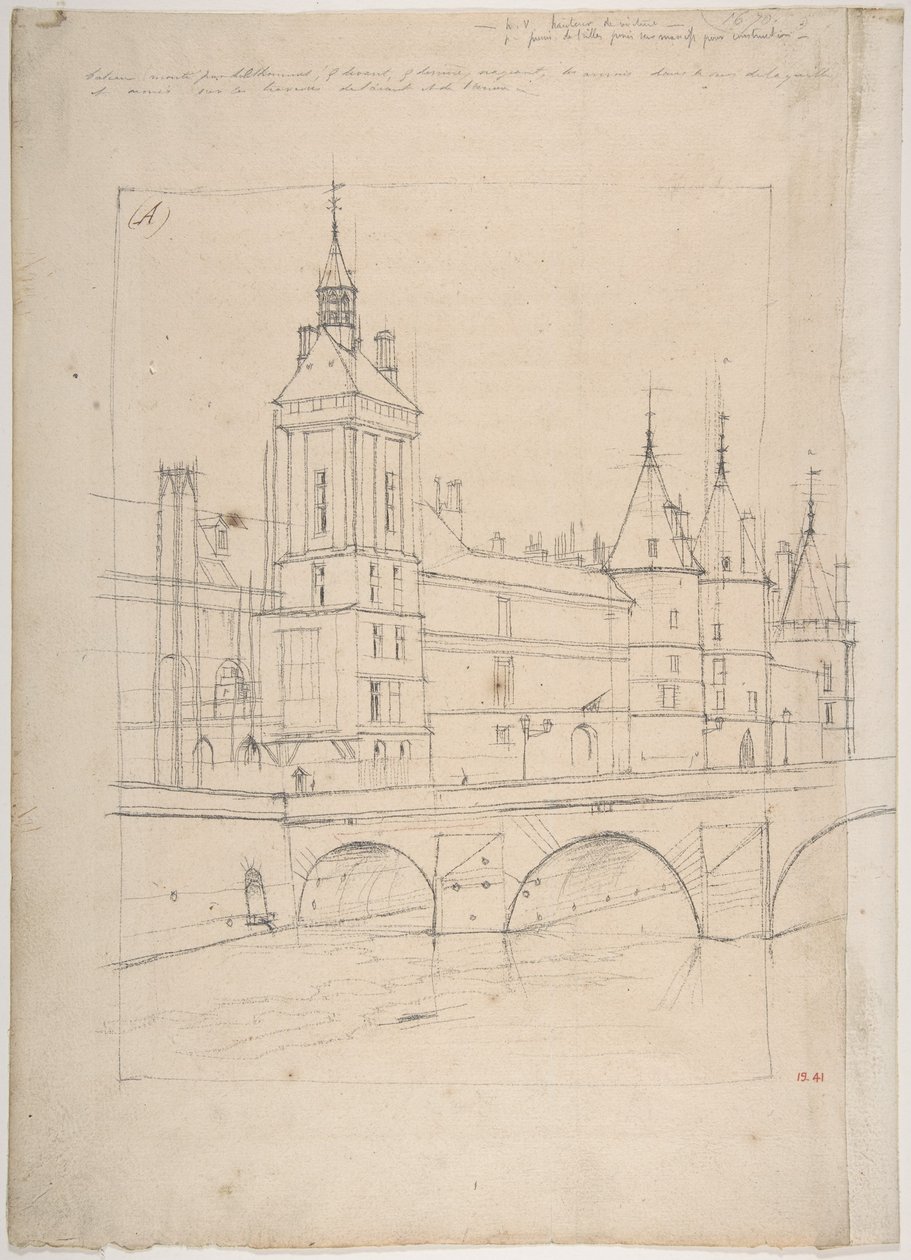 The Clock Tower by Charles Meryon