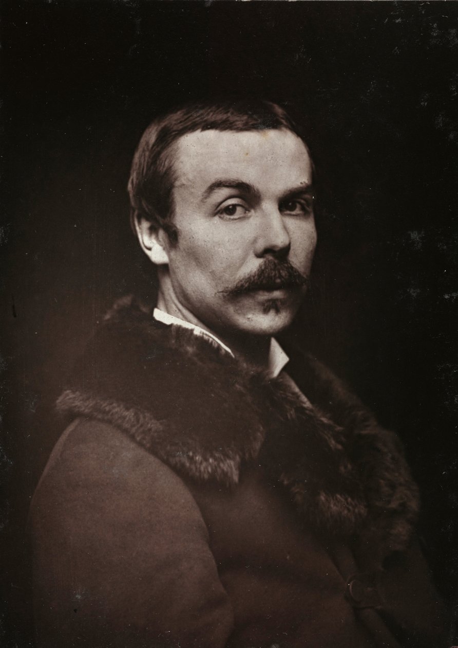 Portrait of the French Painter Albert Bettannier by Charles Michelez