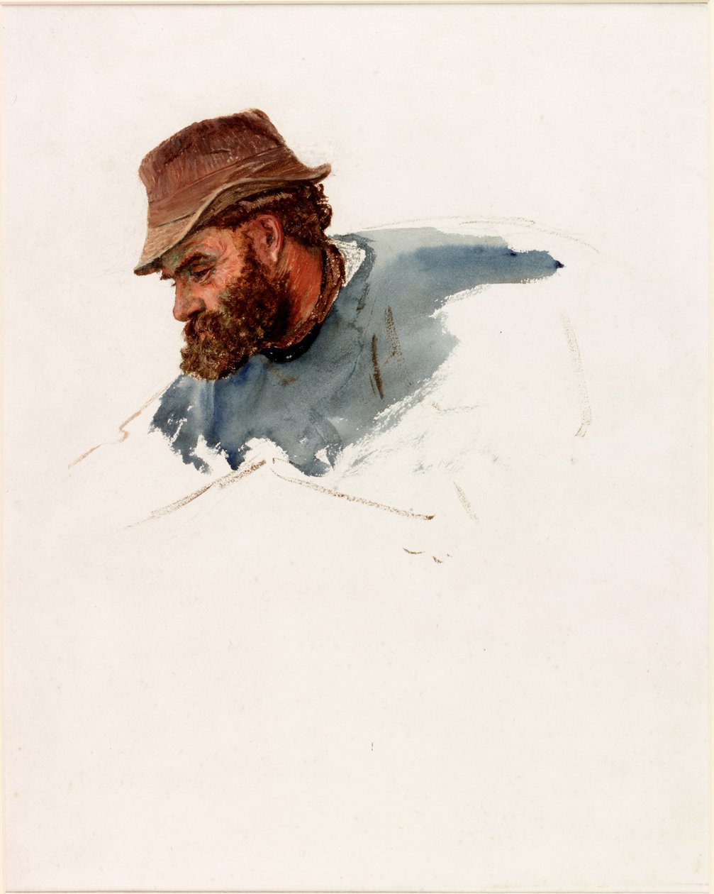 Head of a Fisherman by Charles Napier Hemy