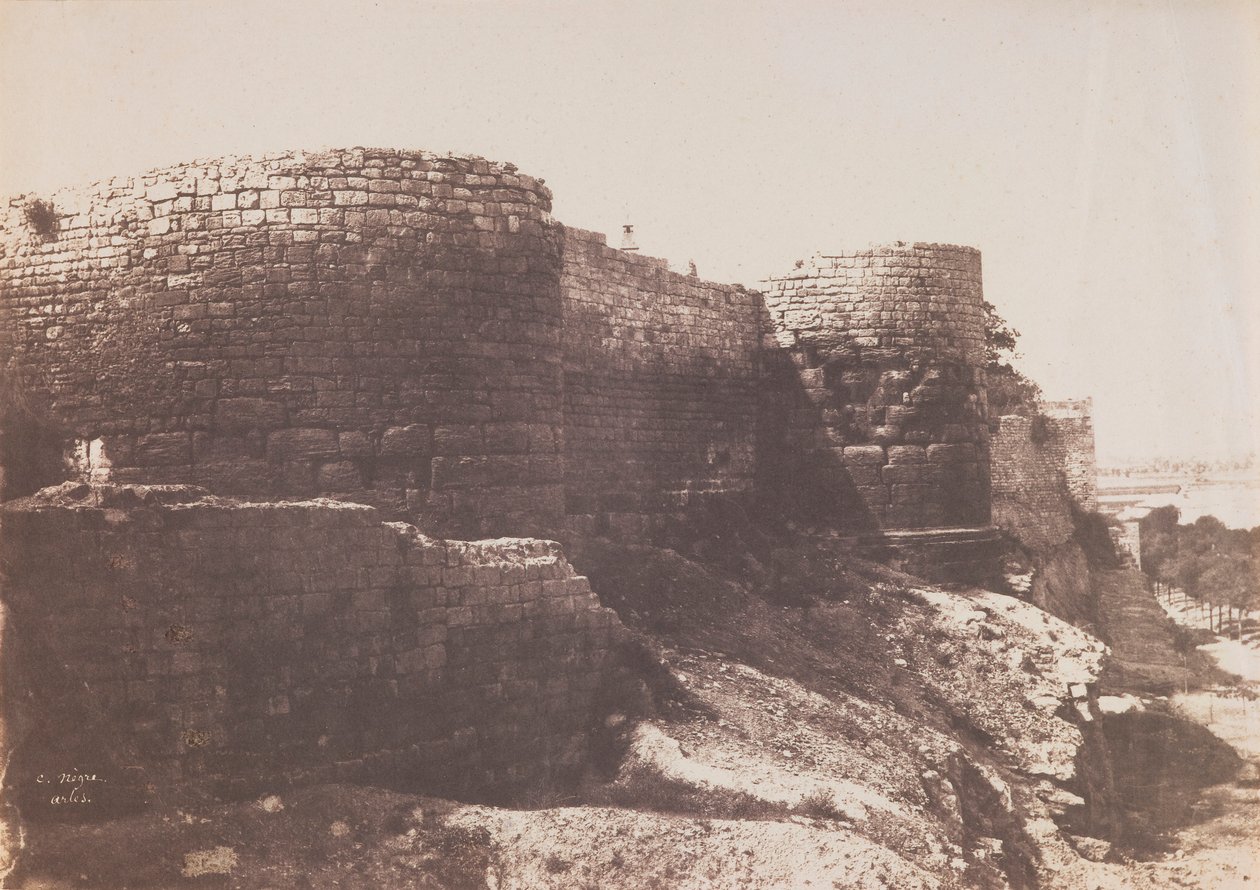 Arles: Roman Ramparts by Charles Nègre