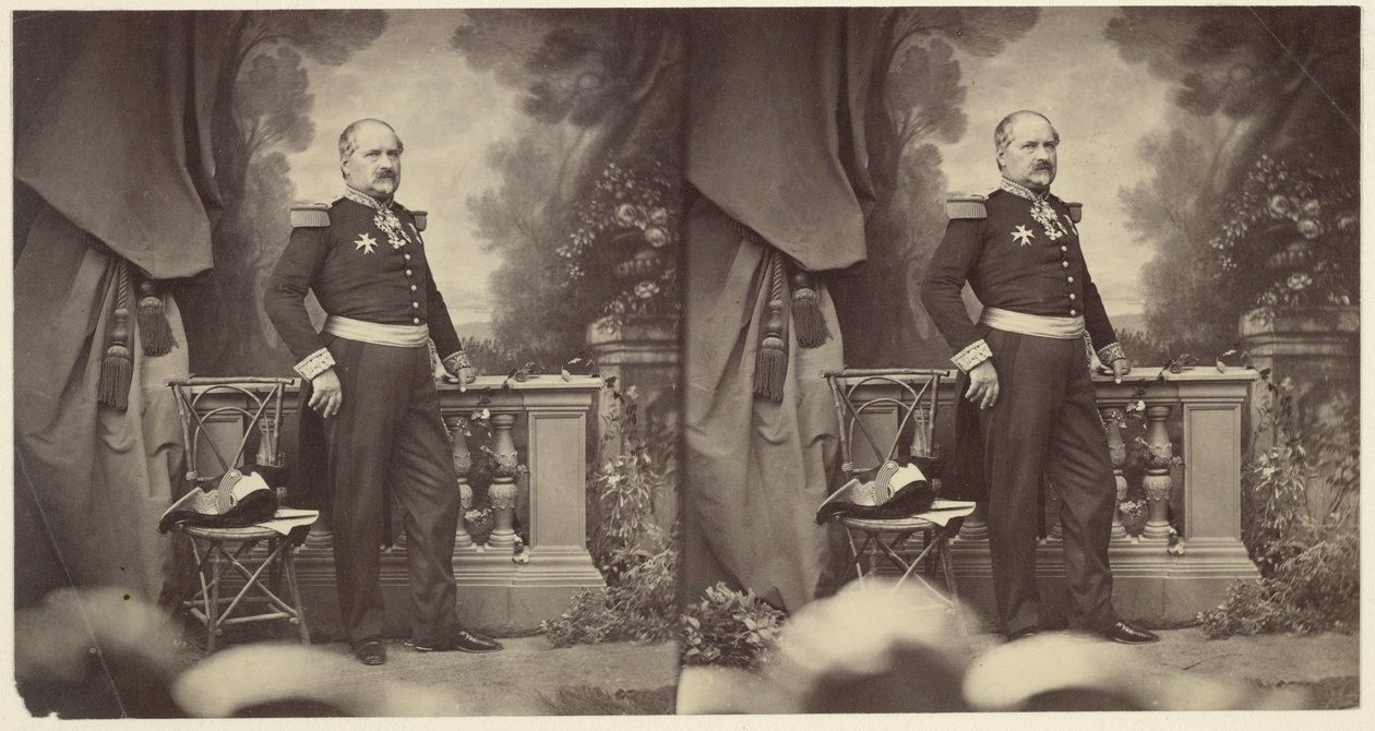 General Corréard, Commandant of the Troops at Nice, After Annexation by Charles Nègre