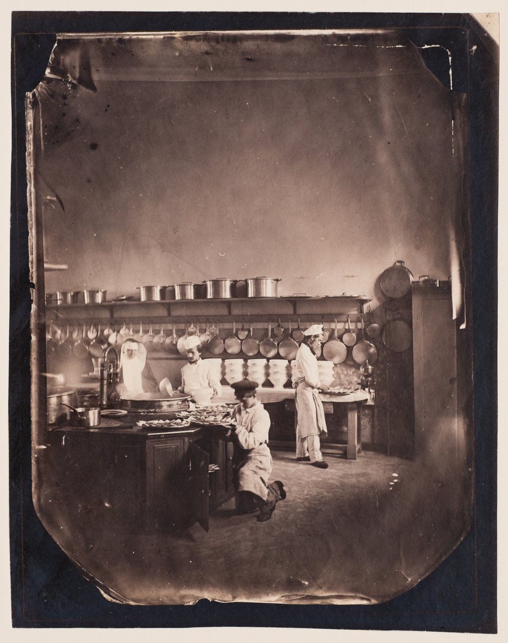 Kitchen of the Imperial Asylum at Vincennes by Charles Nègre