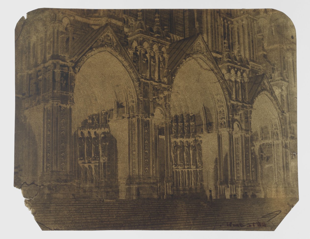 Portal on the South Side of Chartres Cathedral by Charles Nègre