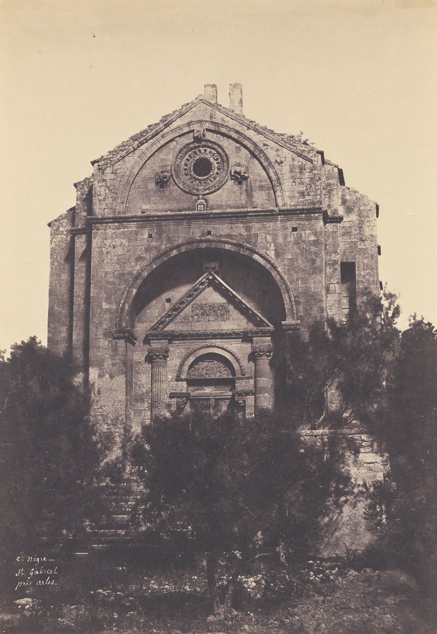 St Gabriel near Arles by Charles Nègre