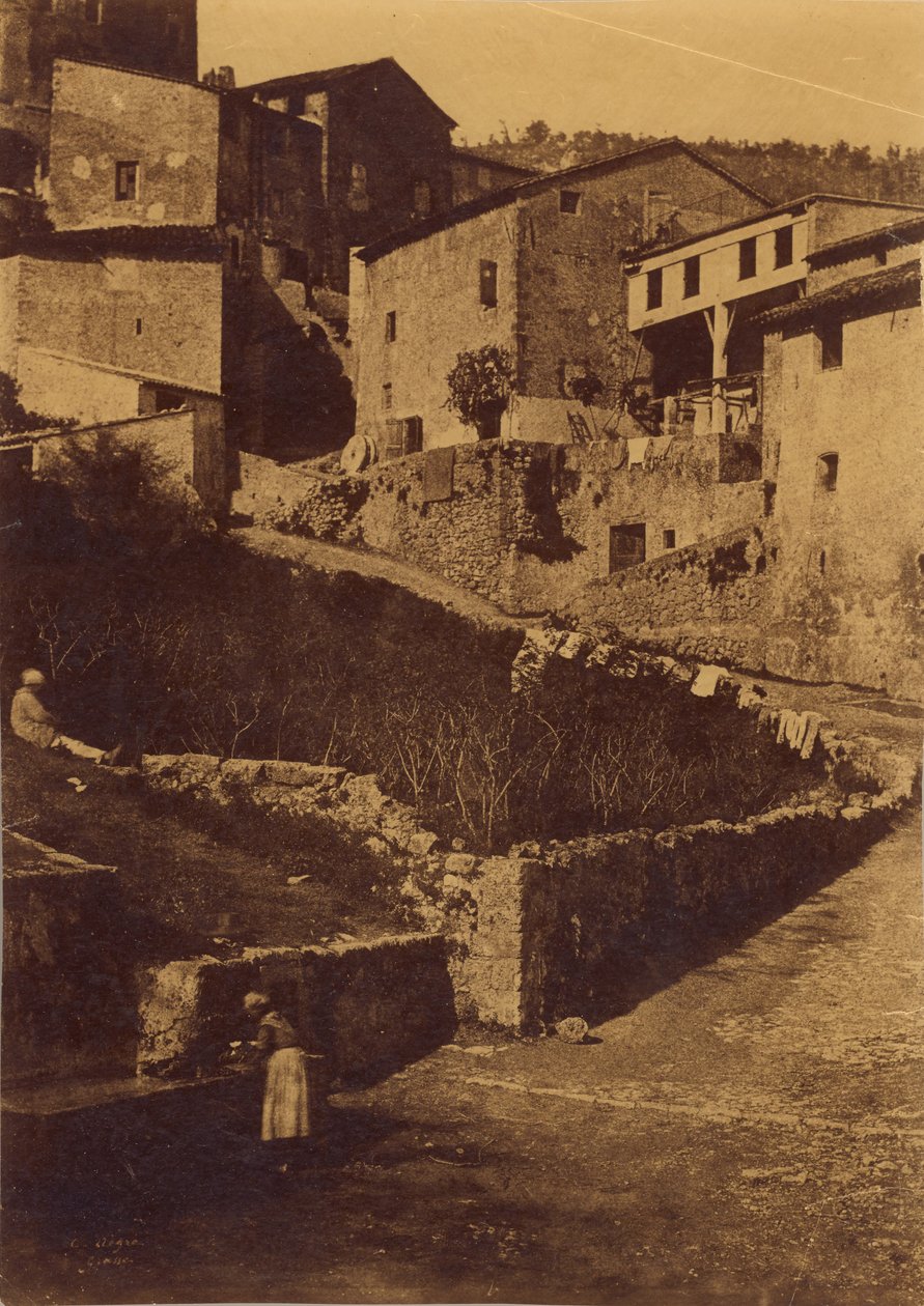 A Street in Grasse by Charles Nègre