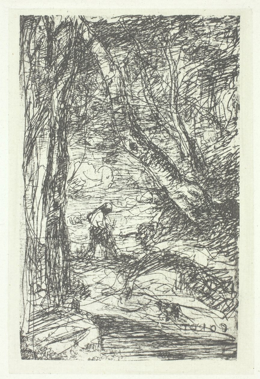 Le Bucheron by Charles Nègre