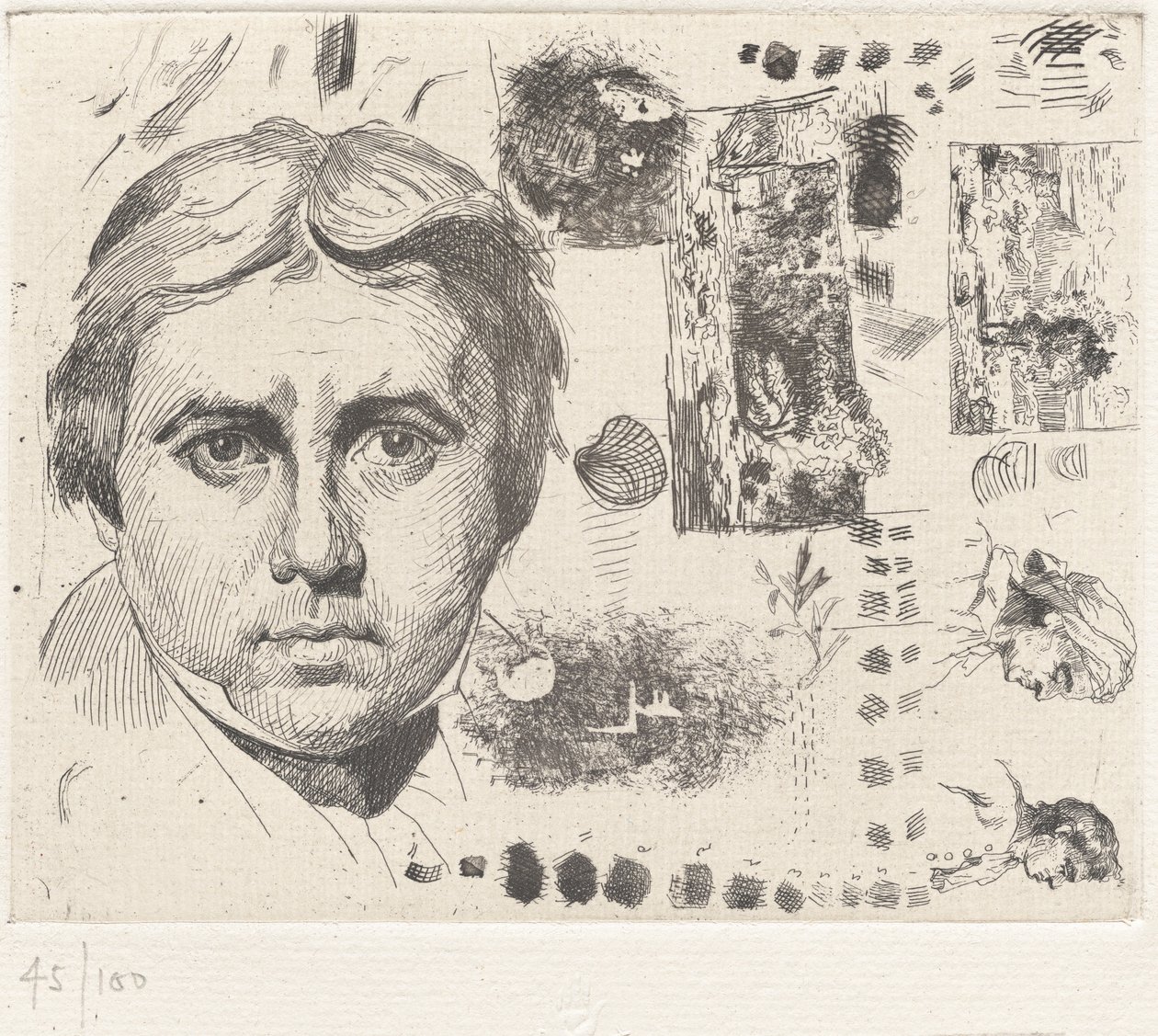 Portrait of Ingres by Charles Nègre, André Jammes