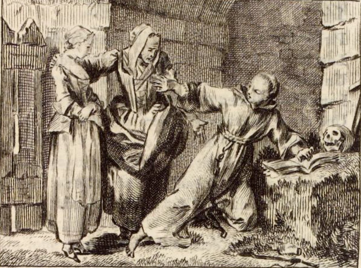The Hermit by Charles Nicolas Cochin
