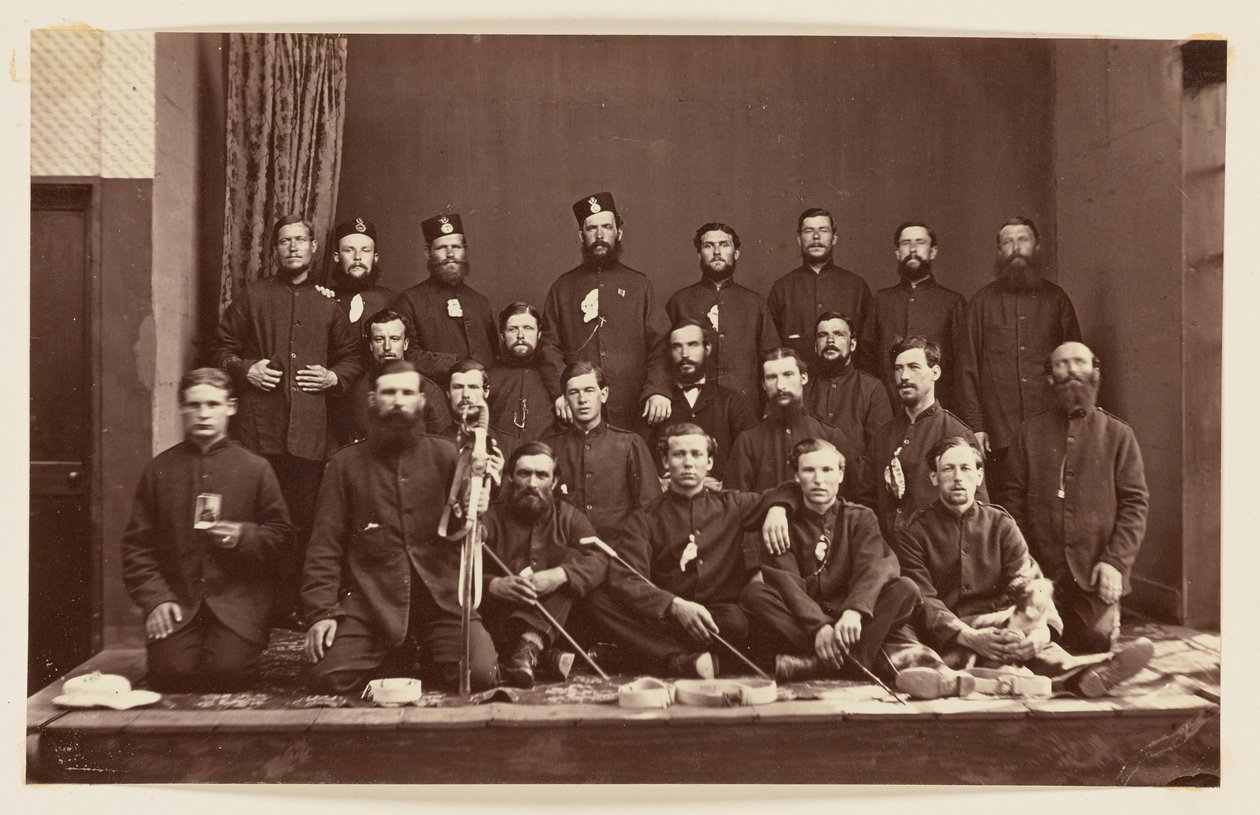 Military Group Portrait by Charles Parker