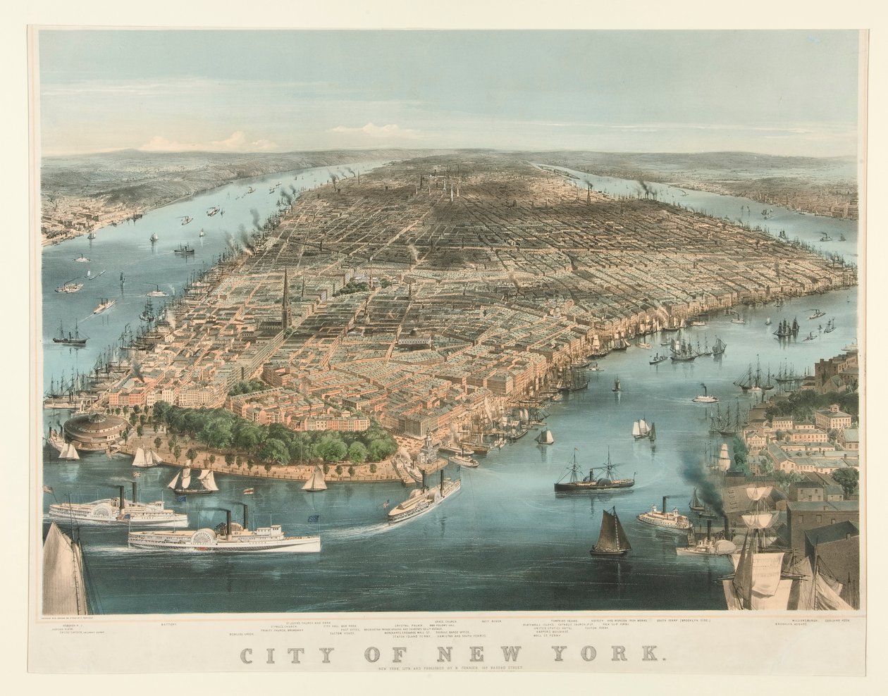 City of New York by Charles Parsons