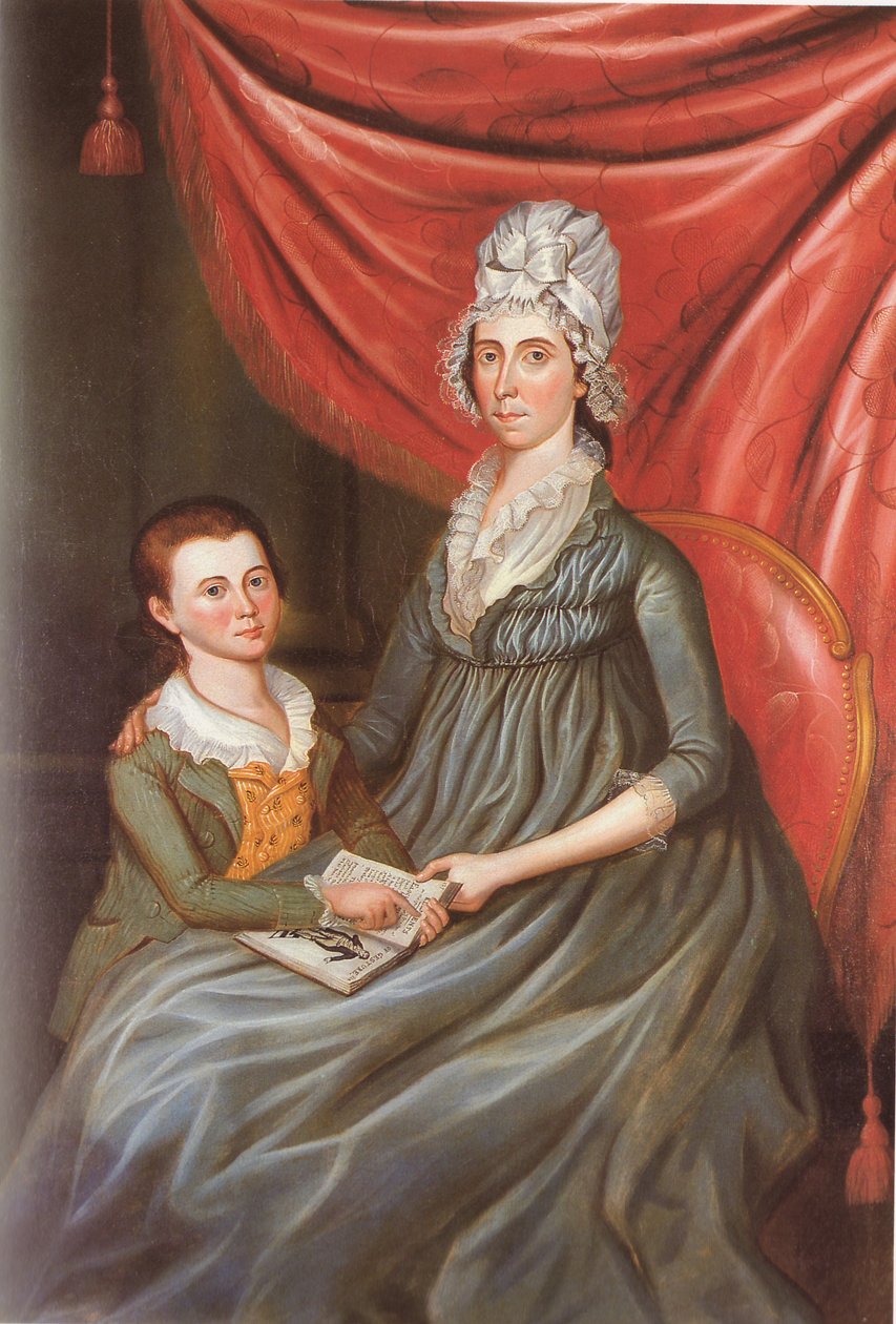 Eleanor Conway Hite and Son, James Madison Hite by Charles Peale Polk