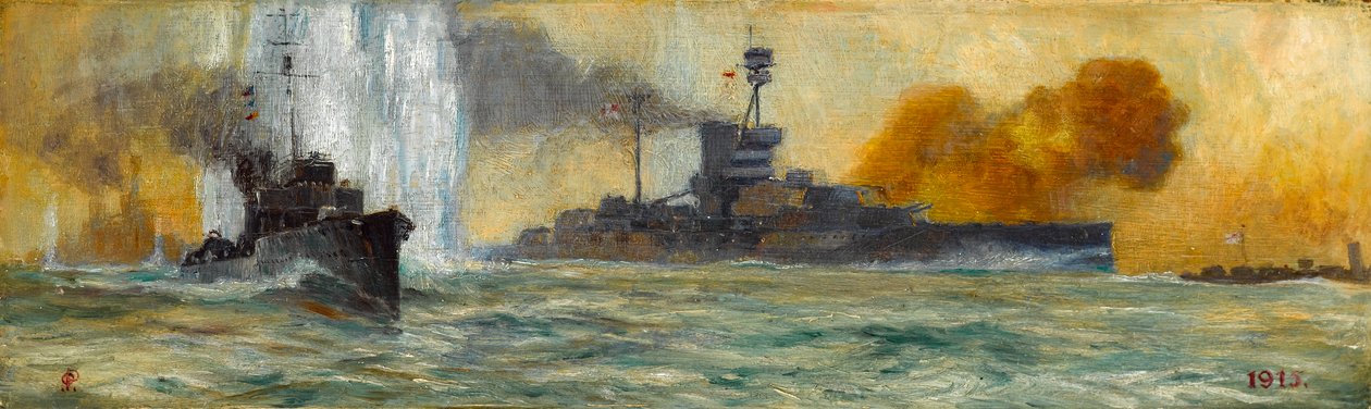 Naval Encounter by Charles Pearse