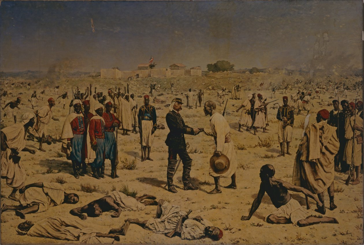 The Liberation of Médine in Senegal on July 18, 1857 by Charles Porion