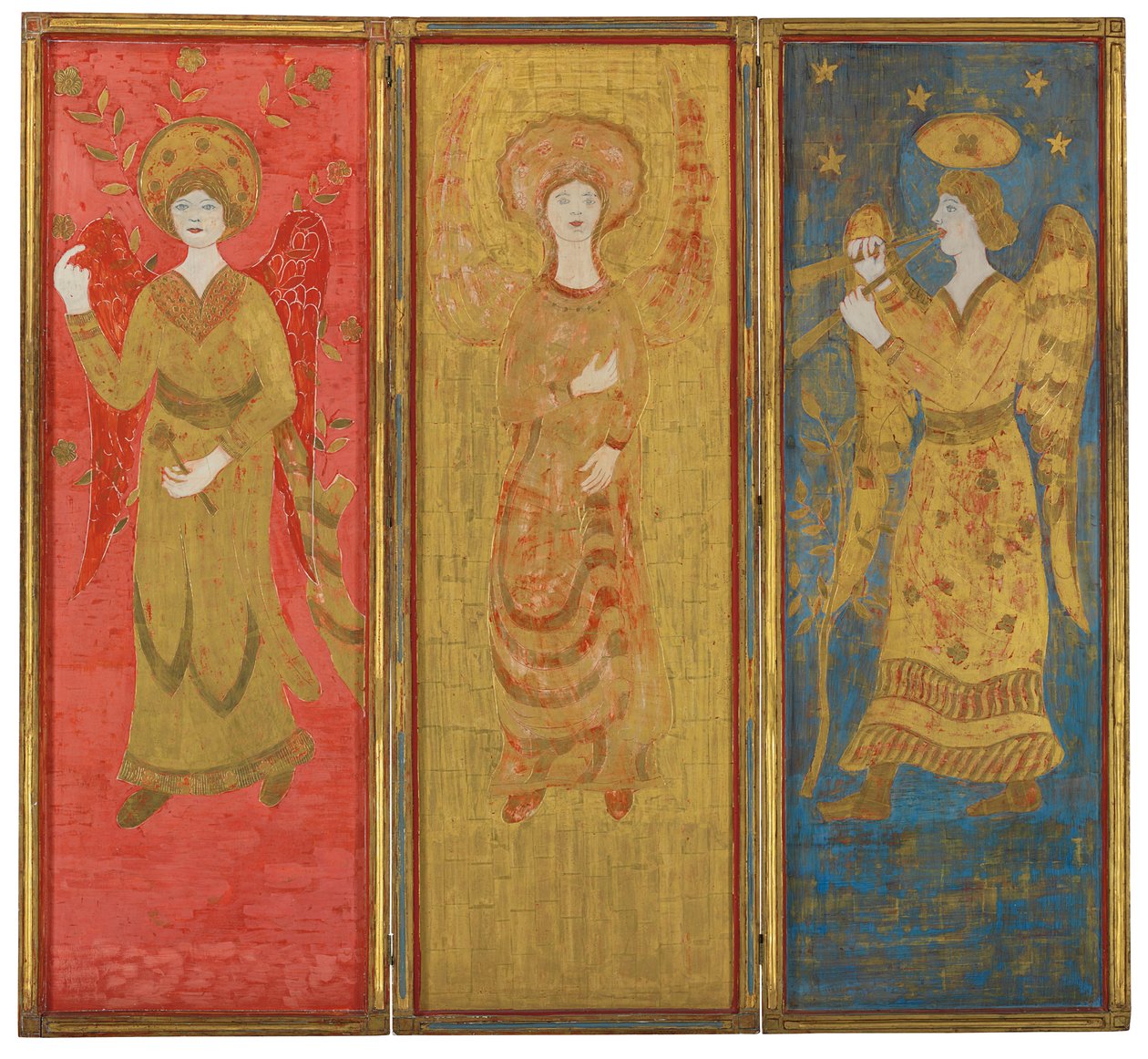 Three-Panel Screen (reverse) by Charles Prendergast