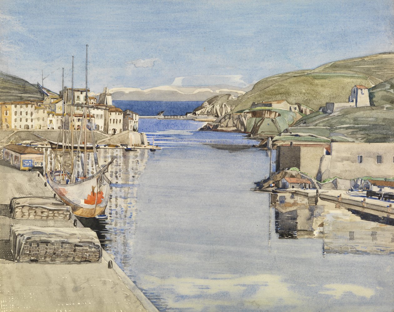 A Southern Port by Charles Rennie Mackintosh