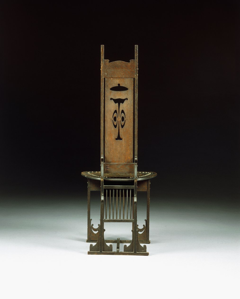 A Side Chair, with Pierced Design, c.1899 by Charles Rohlfs