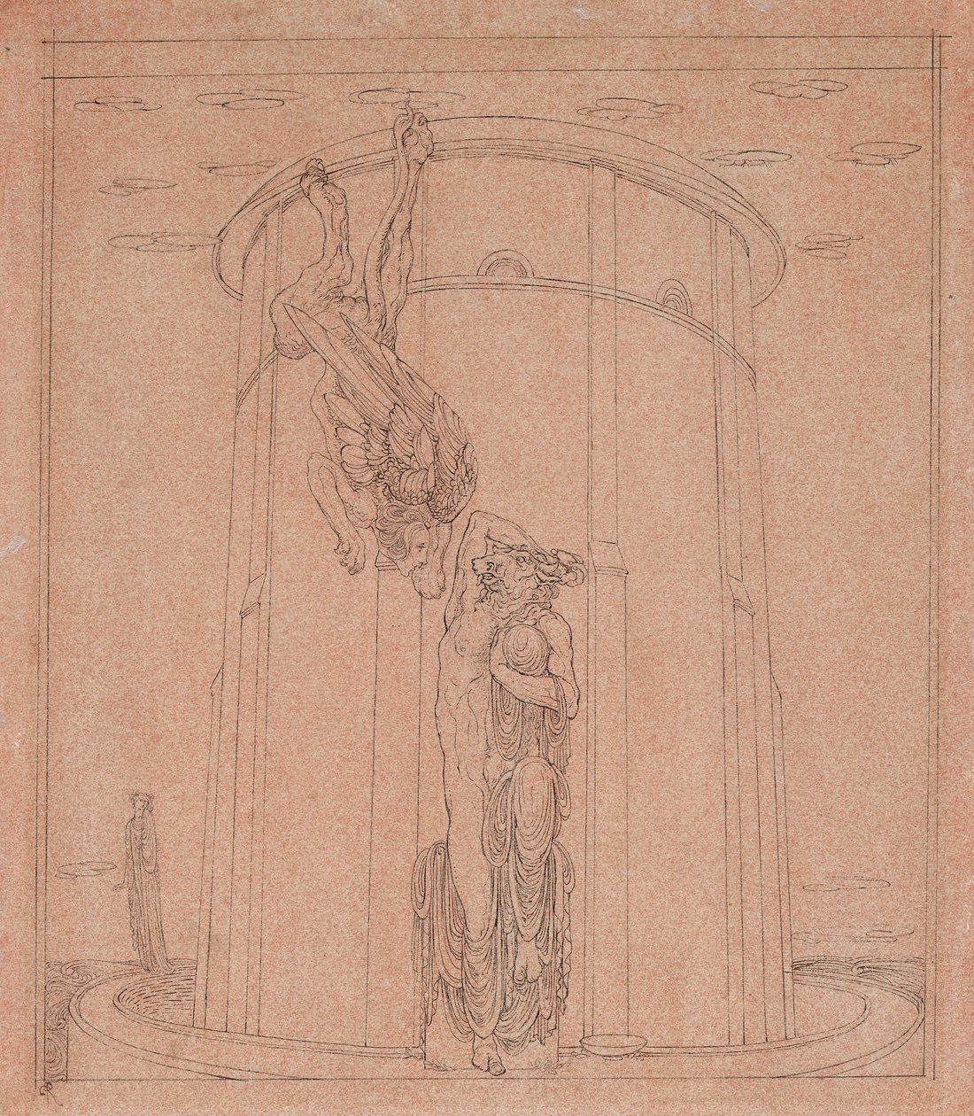 The Labyrinth in which the Twiformed Bull was Stalled, late 19th century by Charles S Ricketts
