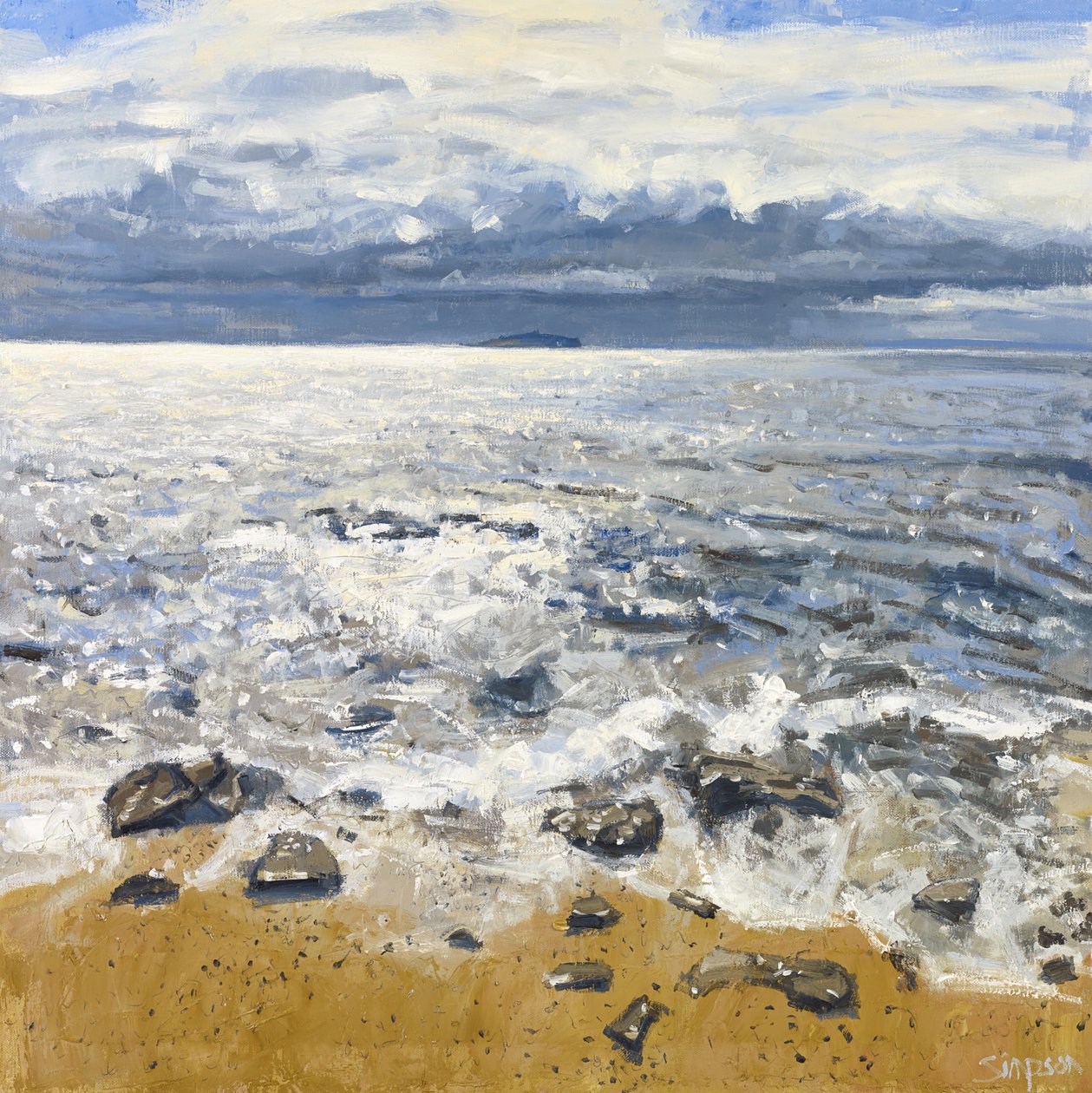 Crail Shore, 2015 by Charles Simpson
