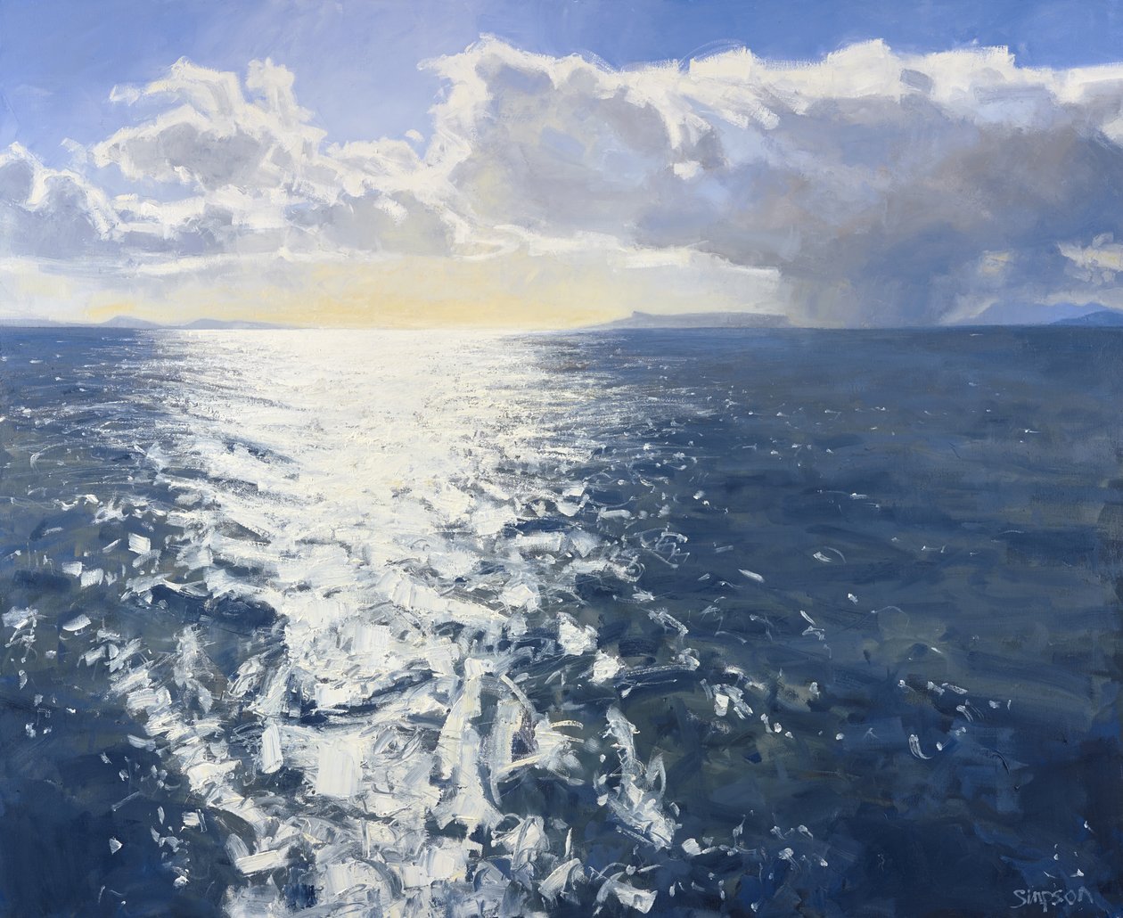 Crossing the Sound, 2015 by Charles Simpson