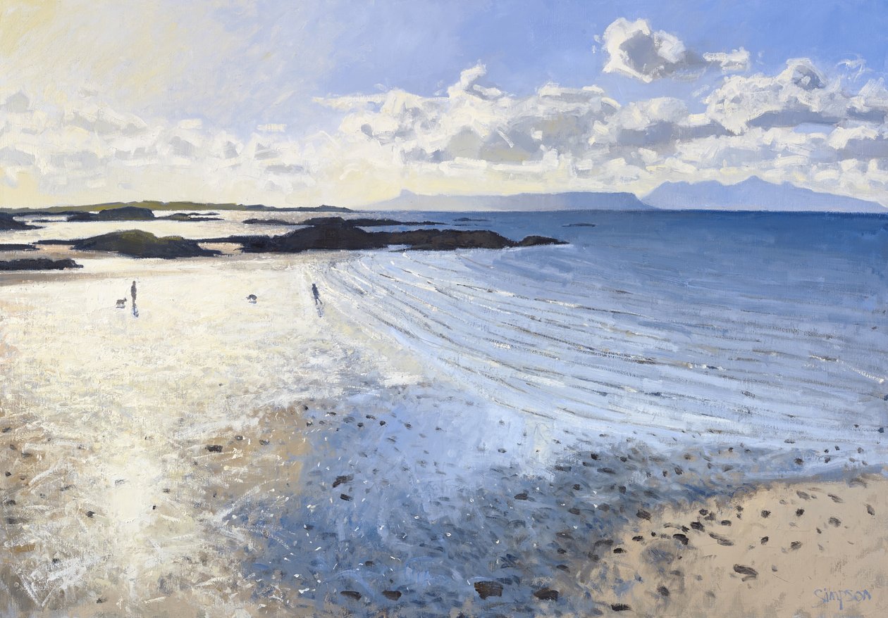 Dog Walkers, West Coast, 2015 by Charles Simpson