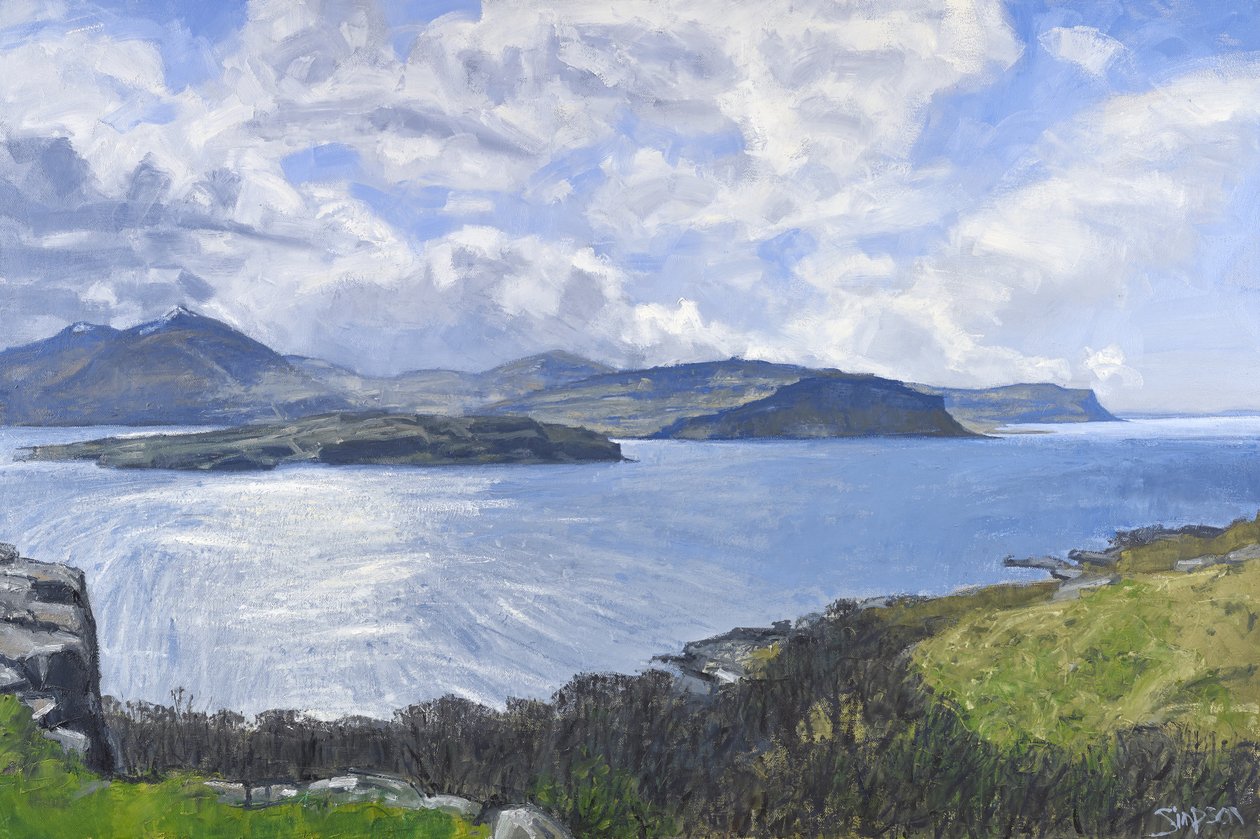 Eorsa, Loch na Keal, 2013 by Charles Simpson