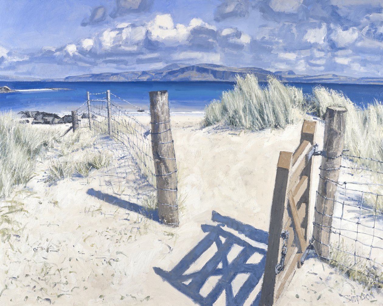 Gate to the North Beach, 2013 by Charles Simpson