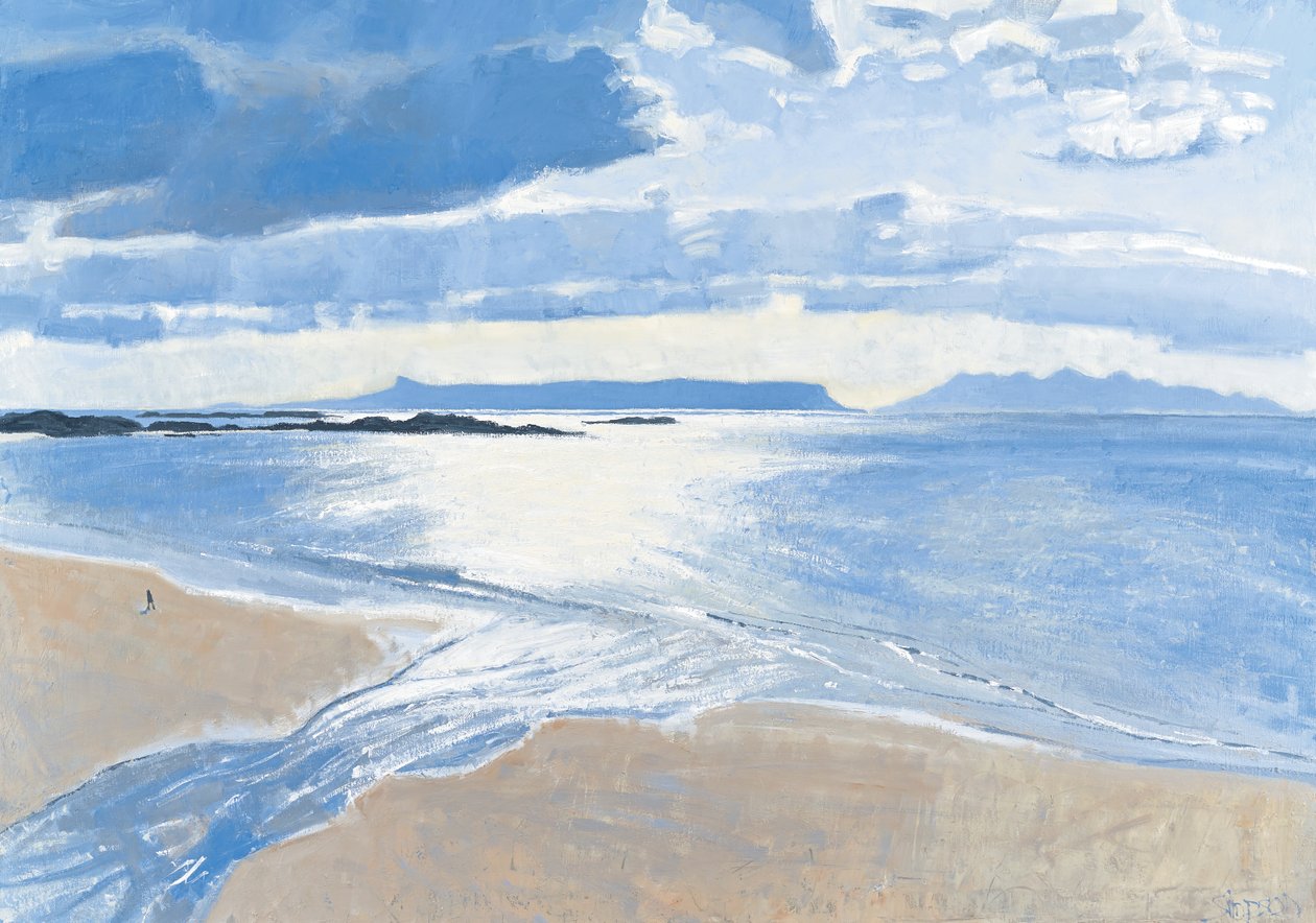 Light on the Sea, Eigg & Rum, 2015 by Charles Simpson