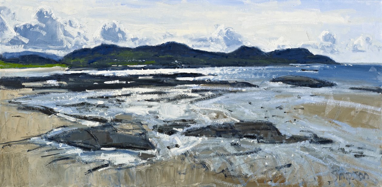 Low Tide, Portuairk, 2010 by Charles Simpson