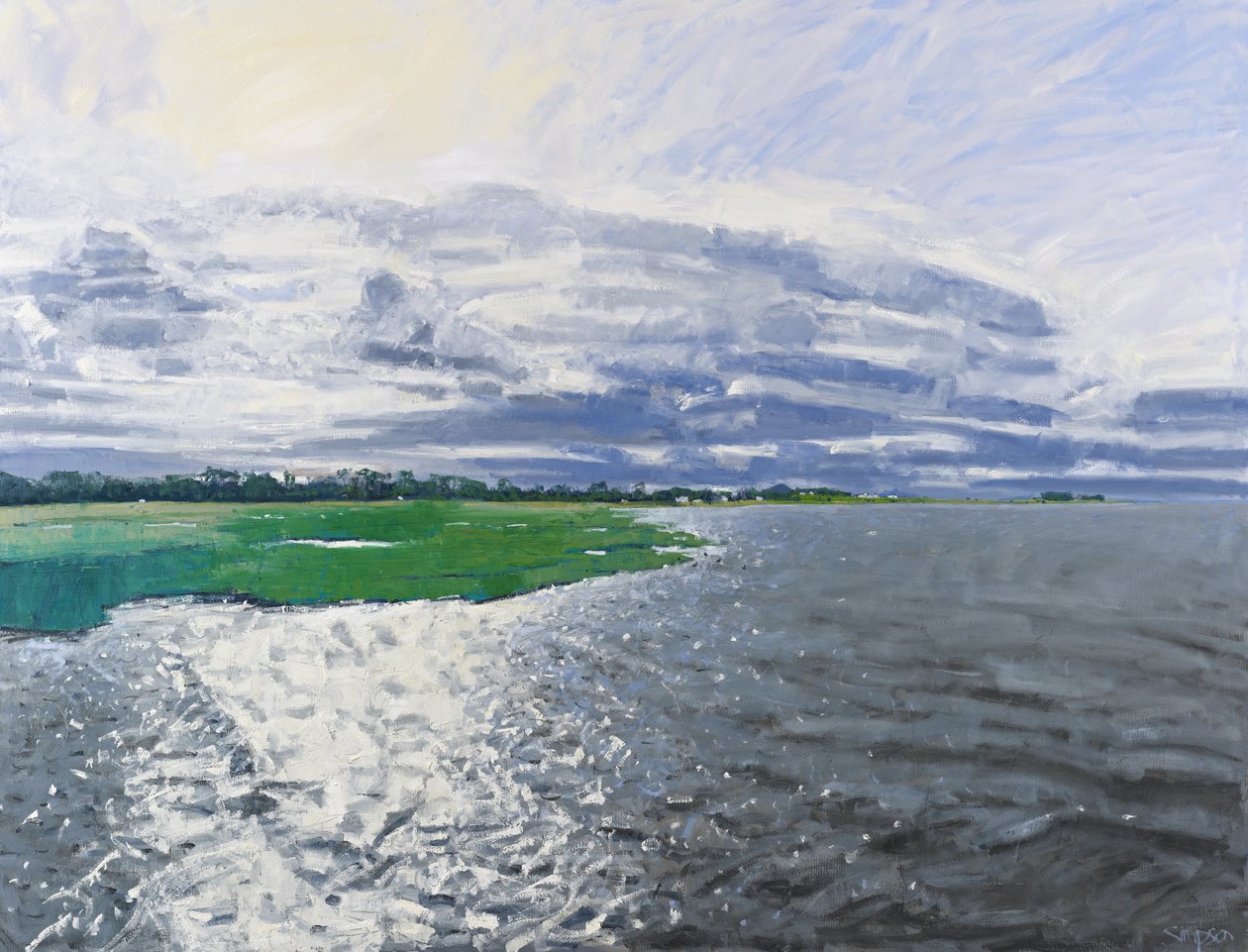 October Light, Aberlady, 2012 by Charles Simpson