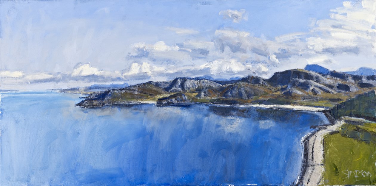 Sea Reflections, Gruinard, 2011 by Charles Simpson