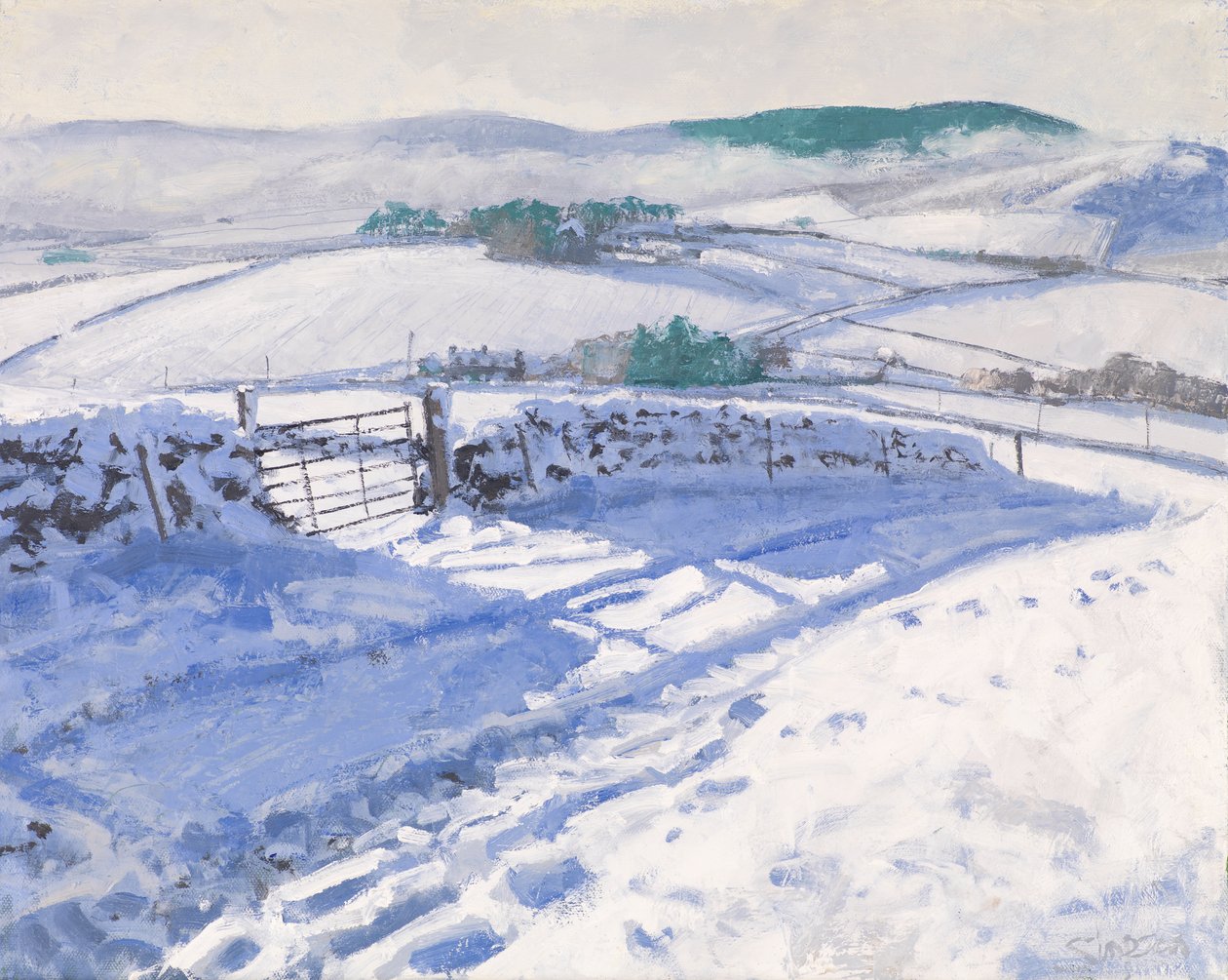 Snow: Mist on the Hills, 2016 by Charles Simpson