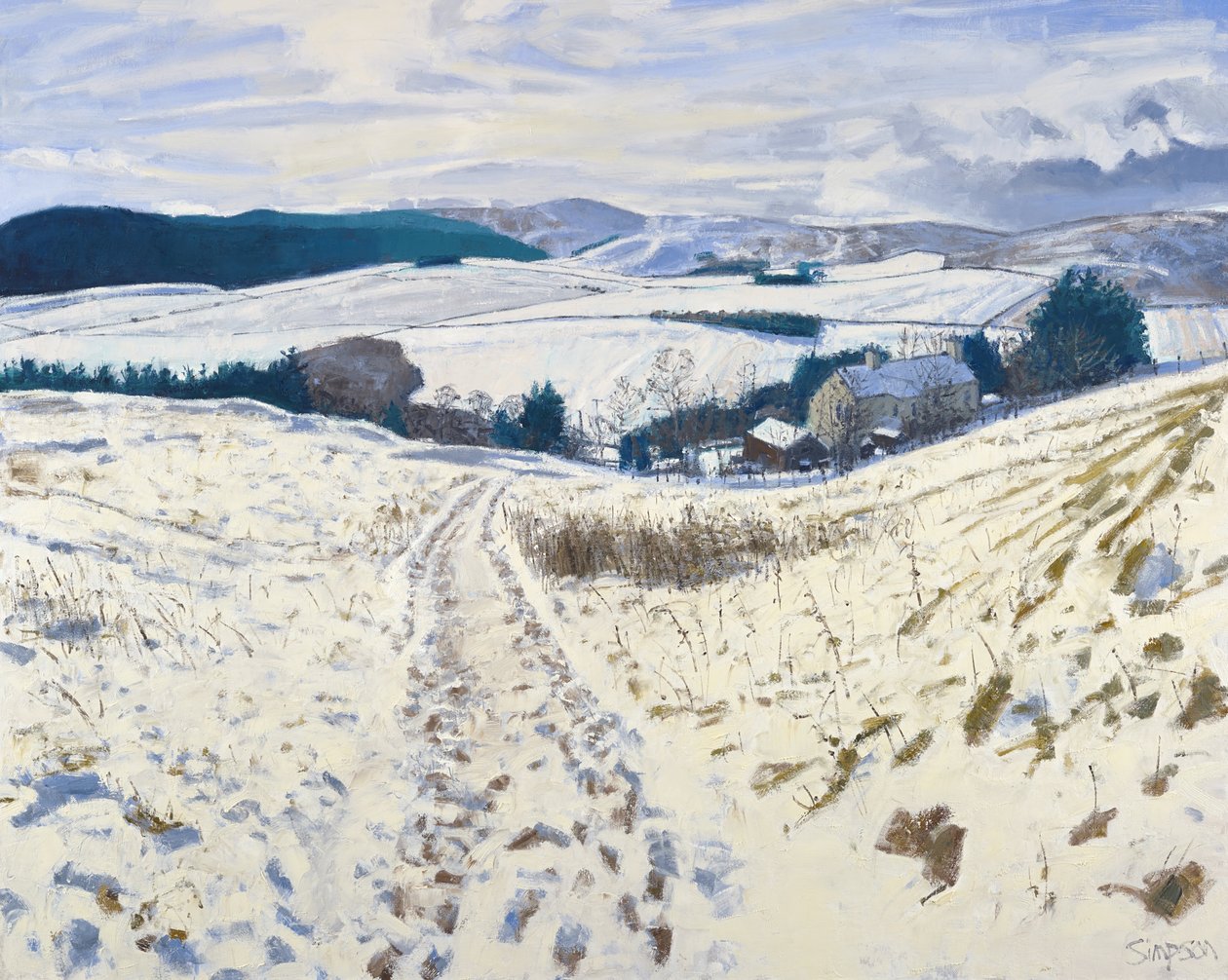 Track down the Hill, 2015 by Charles Simpson