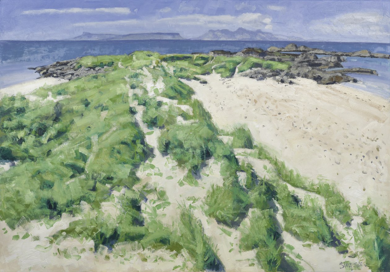 Two Beaches, 2016 by Charles Simpson