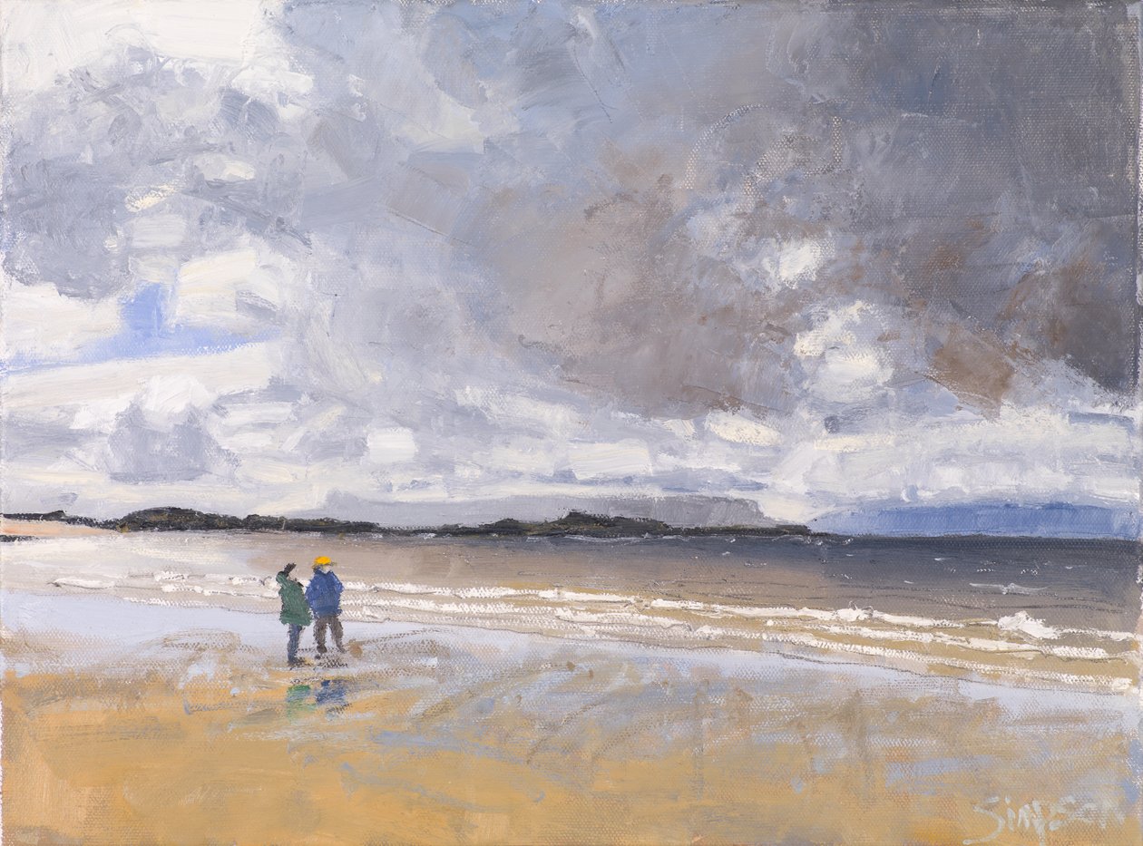 Two Figures, 2017 by Charles Simpson