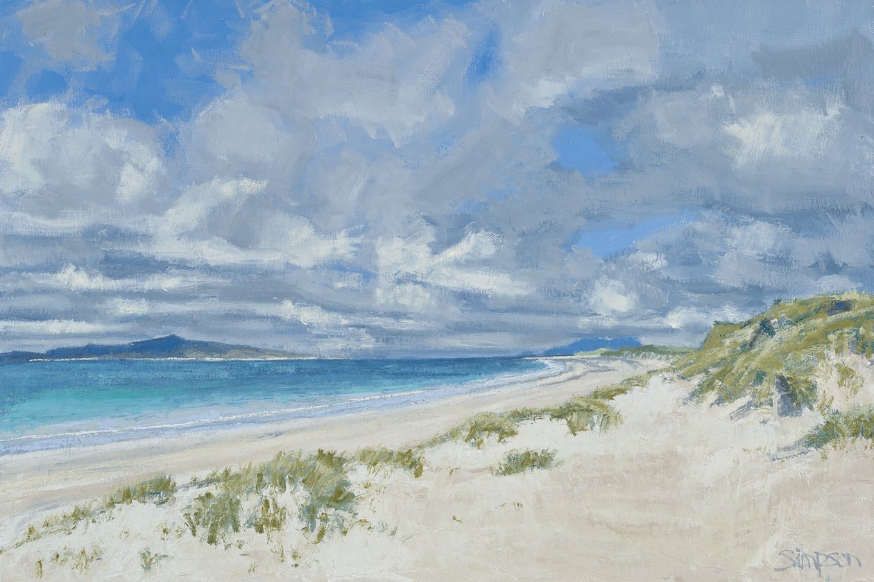 West Beach, Berneray, 2013 by Charles Simpson