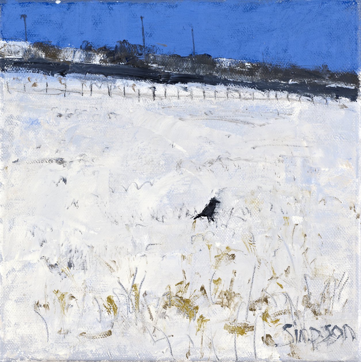 Winter Crow, 2011 by Charles Simpson