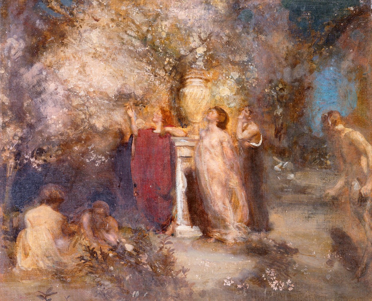 Romance by Charles Sims: Highest-quality art reproduction