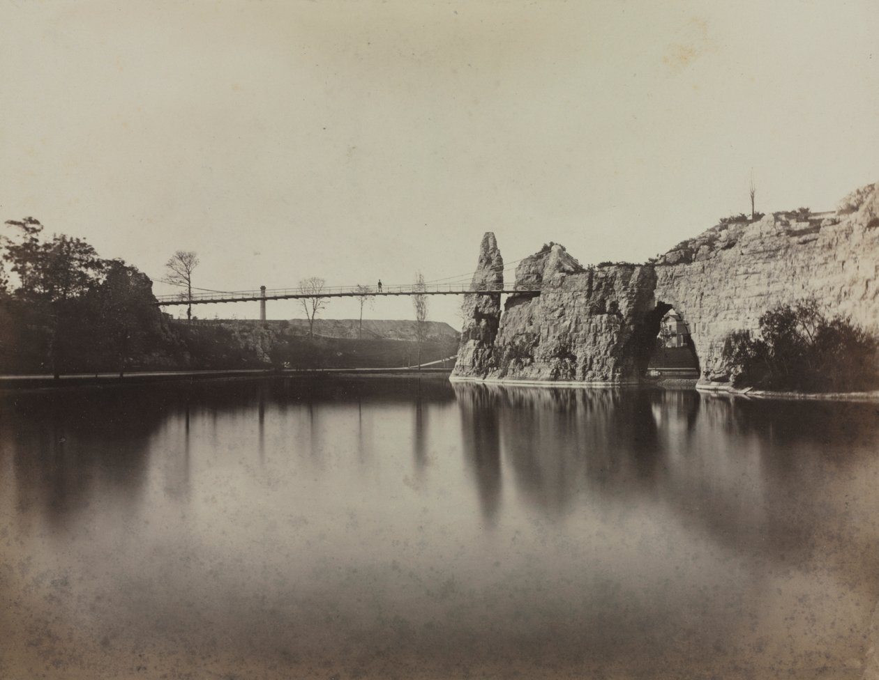 Buttes Chaumont, Paris, c. 1860s by Charles Soulier