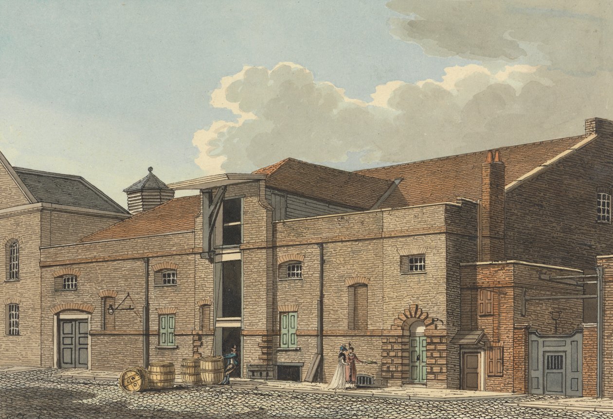Goodman's Field Theatre by Charles Tomkins: Fine art print