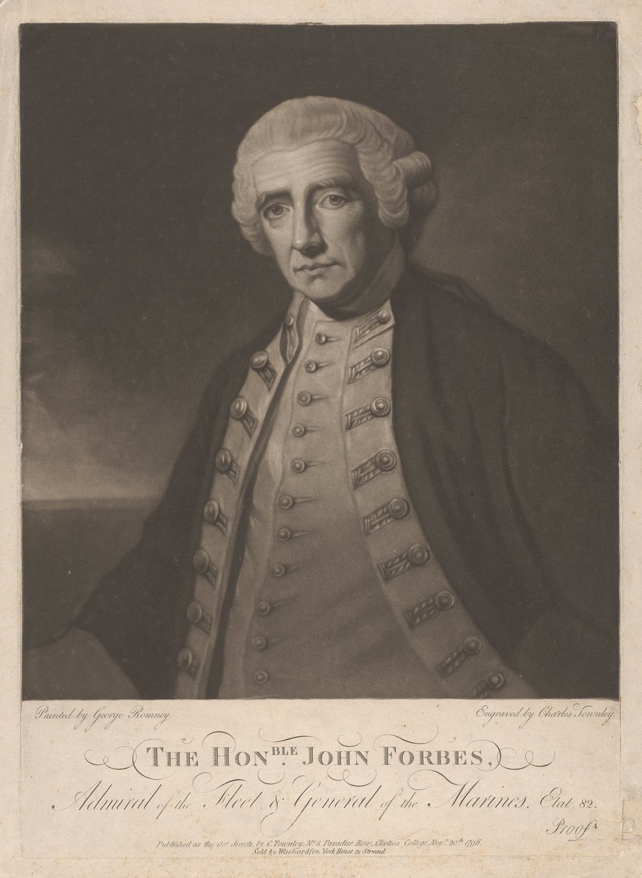 The Honorable John Forbes by Charles Townley