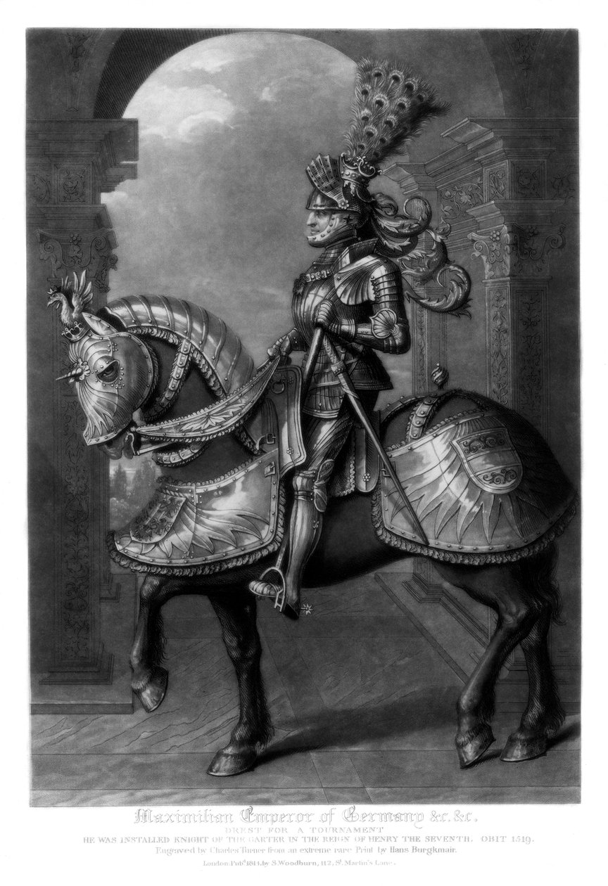 Maximilian I, Holy Roman Emperor by Charles Turner