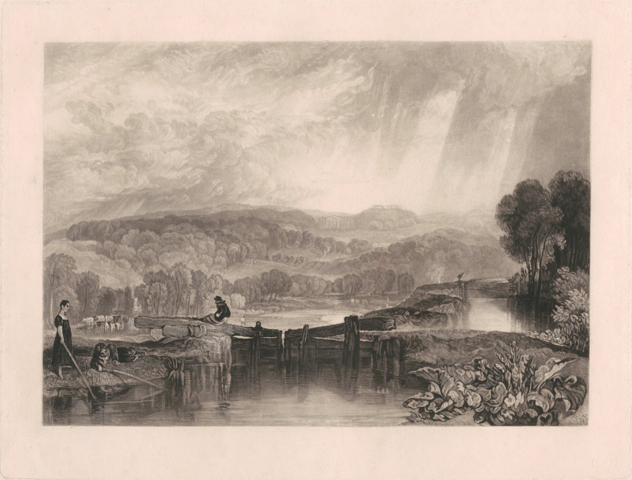 More Park from Rivers of England by Charles Turner