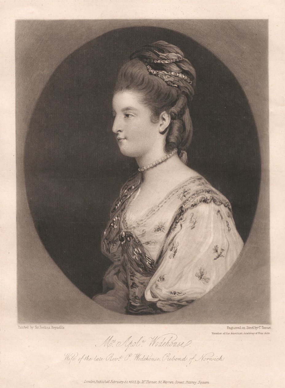 Mrs. Apollonia Wodehouse by Charles Turner
