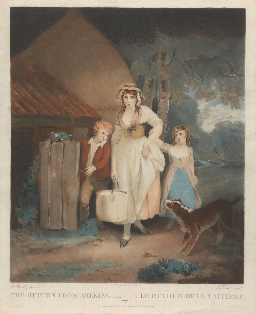 The Return from Milking by Charles Turner