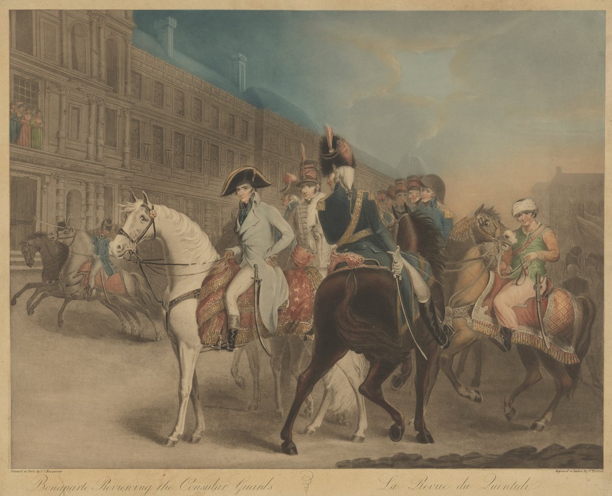 Bonaparte Reviewing the Consular Guard by Charles Turner after John James Masquerier