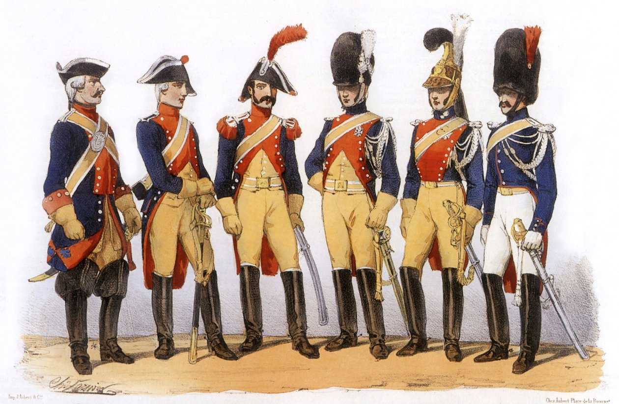 Uniforms of French Army: Gendarmes by Charles Vernier