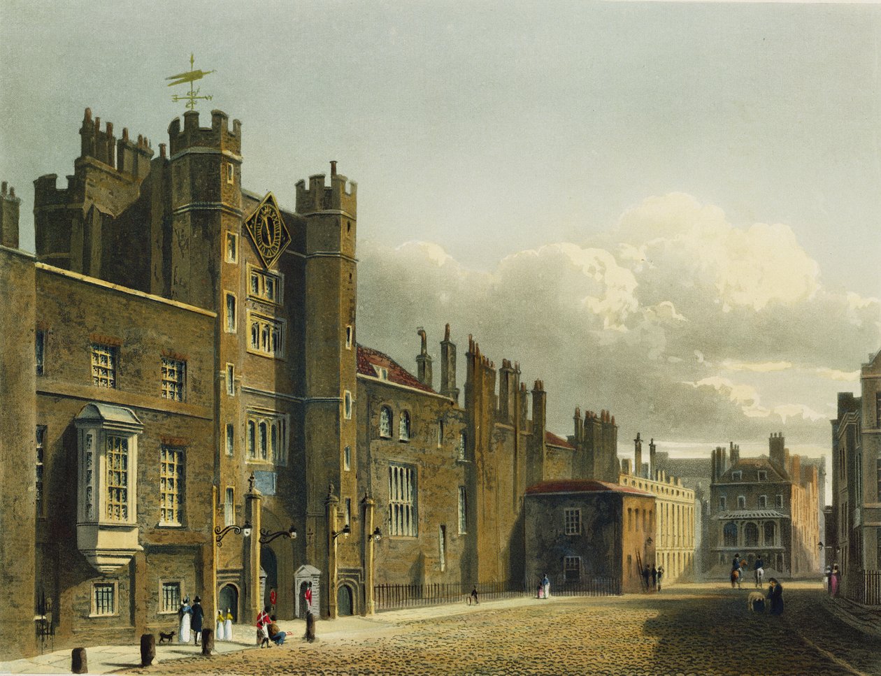 St. James's Palace, from 'The History of the Royal Residences
