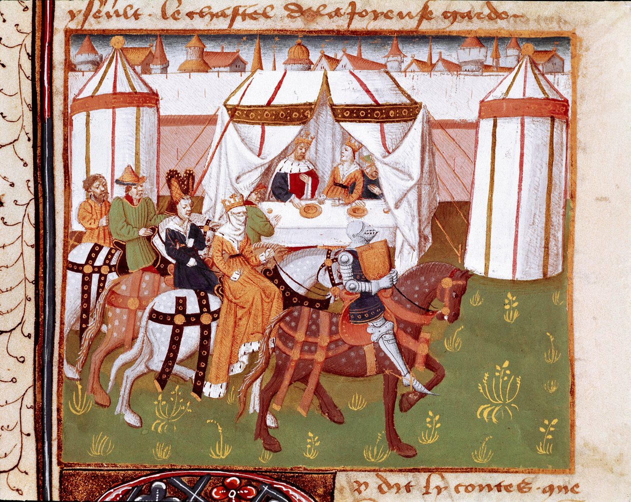 King Arthur Og Guinevere Maleri King Arthur And Guinevere Before Body