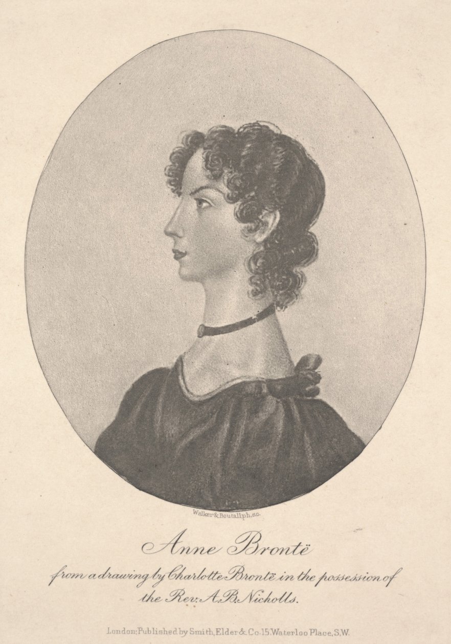 Anne Brontë, Engraved by Walker & Boutall