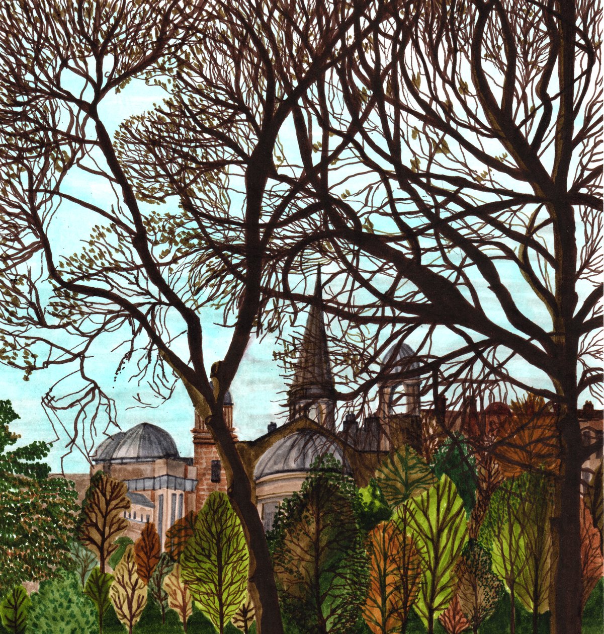 Edinburgh in Spring, 2020 by Charlotte Orr